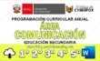 Programación Curricular Comunicación