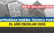 Norma Técnica Año Escolar 2026 MINEDU RM 501-2025-MINEDU