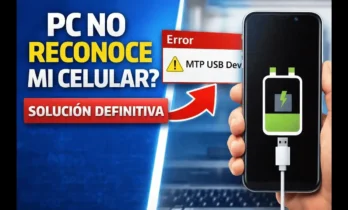 Error MTP USB Device solución Windows conectar celular Android