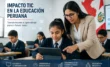 Impacto TIC educación Perú: Transformación digital y retos en el aprendizaje moderno 2 Impacto TIC educación Perú estudiantes usando tecnología en el aula