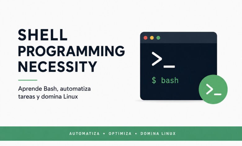 Shell Programming Necessity: 7 Razones Poderosas para Aprender Bash y Automatizar Tareas 1 Shell Programming Necessity curso de Bash y automatización en Linux